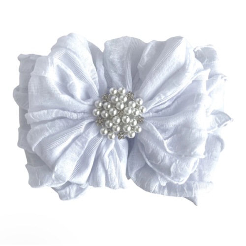 Pearl Ruffled Headband