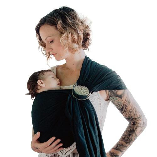 Nalakai Ring Sling Baby Carrier, Soft Linen Baby Sling, Baby Wrap, Comfort, Style, and Giving Back - Carry Your Little One with Love