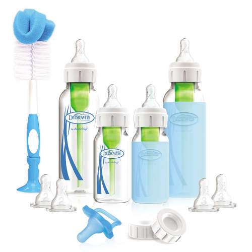 Dr Brown's Options+ Anti Colic Narrow Neck GLASS Feeding Set