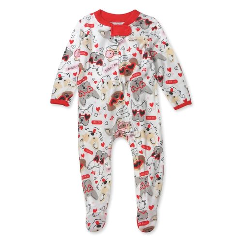 HonestBaby Baby Celebration Sleep & Play Footed One-Piece Pajama Sleeper 100% Organic Cotton