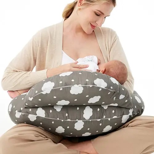 Momcozy Adjustable Nursing Pillow - Grey