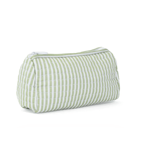 TRVL Quilted Pochette Bag | Pimlico Stripe Sage