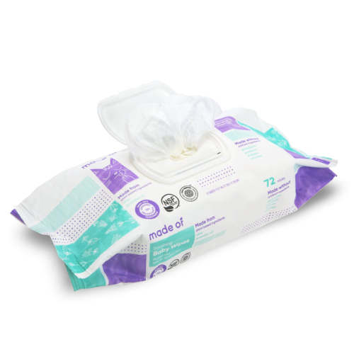 Soothing Organic Baby Wipes - 72 Count