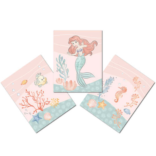 Disney Baby The Little Mermaid 3-Piece Unframed Wall Art
– Lambs & Ivy