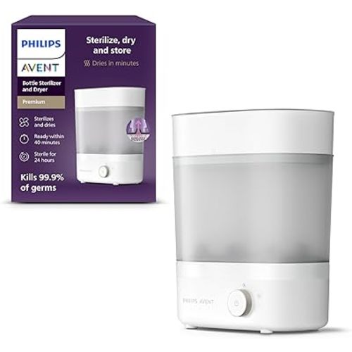 Philips AVENT Premium Baby Bottle Sterilizer with Dryer, SCF293/00