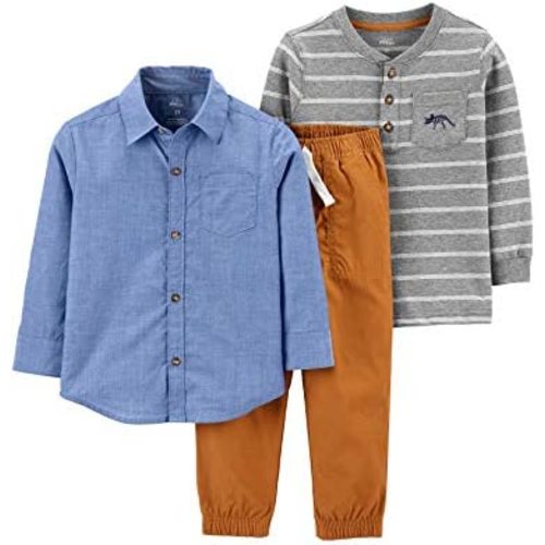 Simple Joys by Carter's baby-boys 3-piece Playwear Set