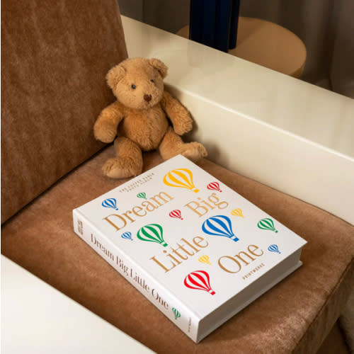 Dream Big Little One, Baby Photo Album, Beige