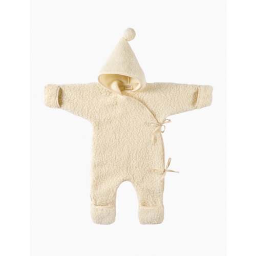 Merino Snugglesuit in Milk (M: 6-18M)