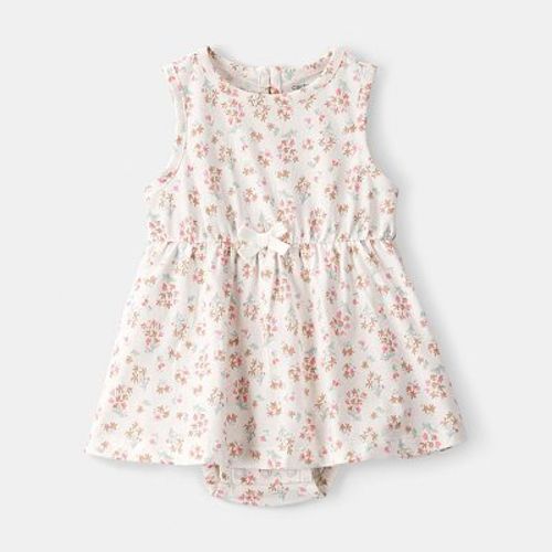 Baby Girl Carter's Floral Sleeveless Bodysuit Dress