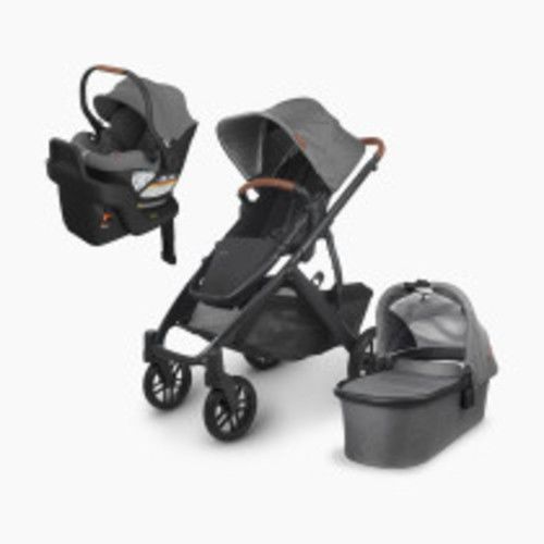 UPPAbaby Aria Infant Car Seat & Vista V2 Stroller Travel System - Greyson