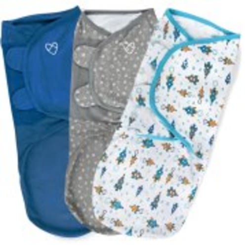 SwaddleMe Original Swaddle, 3-Pack, Superstar, Large