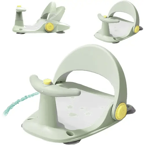 Xifaminy Baby Bathtub Seat for Sit up Infant Toddler Bath Seat Shower Chair with Adjustable Backrest Support for 6-18 Months