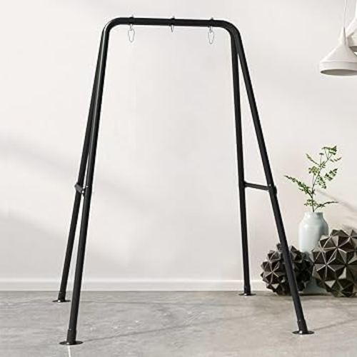 Swing Stand,Heavy Duty Hanging chair stand,A-Frame Metal Swing Sets for Backyard,Hammock Stand for Balcony, Patio, Terrace, Holds up to 300lb