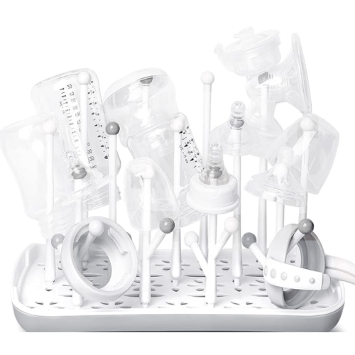 Baby Bottle Drying Rack with Tray, Termichy High Capacity Bottle Dryer Holder for Bottles, Teats, Cups, Pump Parts and Accessories, Gray : Amazon.com.au: Clothing, Shoes & Accessories