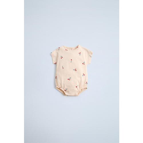 CHERRY BODYSUIT - Beige-pink | ZARA United States
