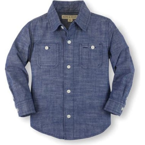 Baby Boys' Organic Chambray Shirt, Infant, 18-24M