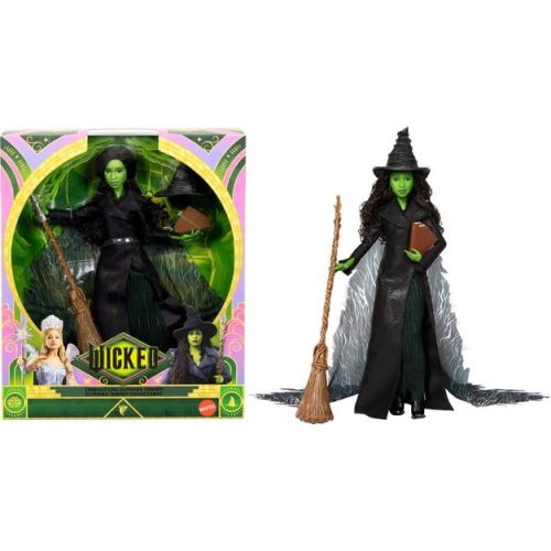 Universal Pictures’ Wicked: For Good Deluxe Elphaba Doll with Movie-Inspired Outfit & 4 Accessories
