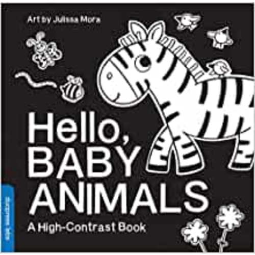 Amazon.com: Hello, Baby Animals: A perfect book for parents and caregivers at home with babies this summer (High-Contrast Books): 9781938093685: duopress labs, Mora, Julissa: Books