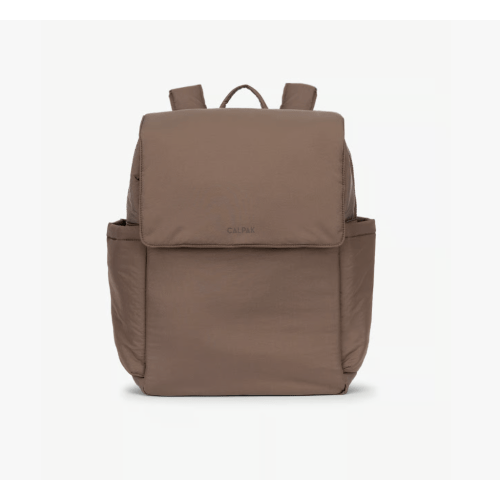 Diaper Backpack with Laptop Sleeve - HAZELNUT