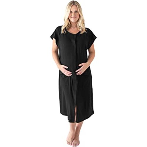 Kindred Bravely Universal Labor and Delivery Gown for Hospital | 3 in 1 Labor & Delivery Gowns, Postpartum Pajamas