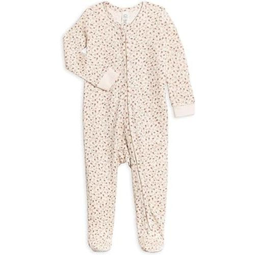 Colored Organics Baby Organic Cotton Peyton Zip Up Footed Sleeper