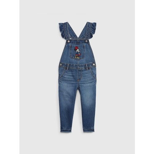 Gap × Disney Baby &amp; Toddler Minnie Mouse Denim Overalls