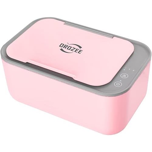 Baby Wipe Warmer,Deluxe Wipe Warmer and Baby Wet Wipes Dispenser, Smart Precise Temperature Control with 3 Heating Modes Large Capacity Portable Wipes Warmer for Babies (Light Pink)