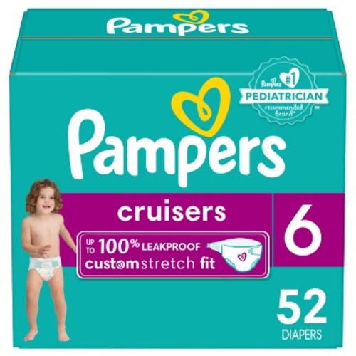 Pampers Cruisers Diapers - (Select Size and Count), Size: 6