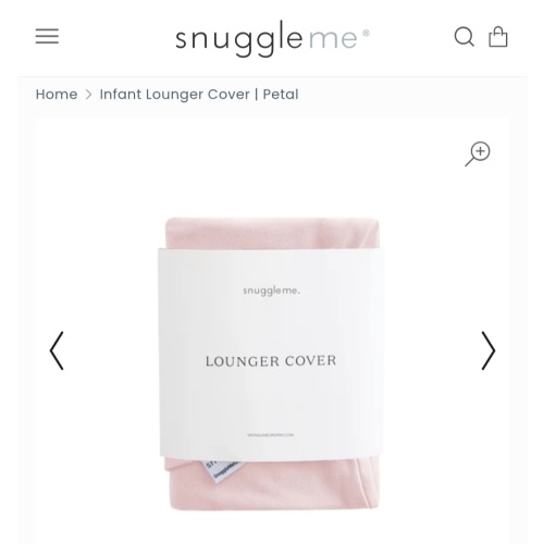 Infant Lounger Cover | Petal