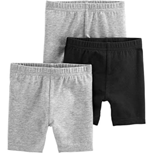 Simple Joys by Carter's Babies, Toddlers, and Girls' Bike Shorts, Pack of 3