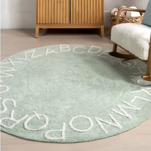 Alphabet Nursery Washable Rug