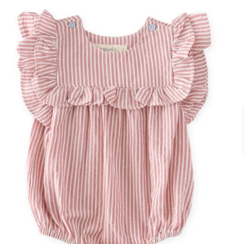 Seersucker Flutter One-Piece