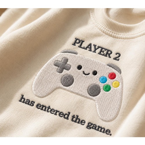 Player 2 Baby Romper – Gamer Baby Outfit – Funny Video Game Baby Bodysuit – Newborn Gaming Gift