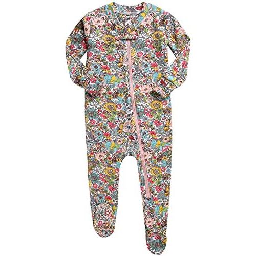 VAENAIT BABY Infant Toddler Boys Girls Footed One-Piece Sleep and Play Premium Modal Pajamas 1-2 Pieces
