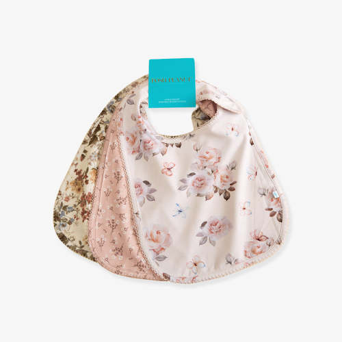 Joy Anne Picot Bib Set