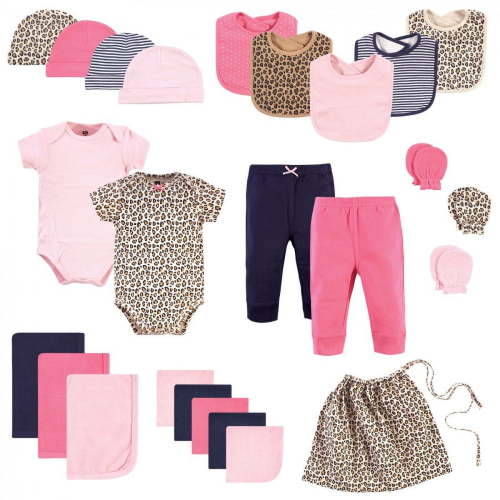 Hudson Baby Shower Gift Sets, 25-Piece, Sizes Newborn-6 Months