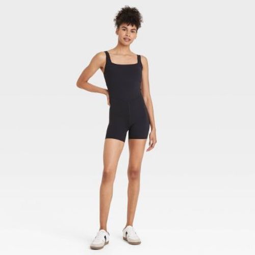 Women's Everyday Soft Short Active Bodysuit - All In Motion™ Black L