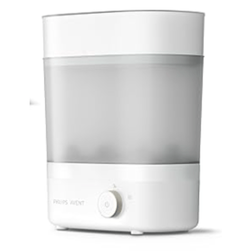 Philips Avent Baby Bottle Sterilizer and Dryer Premium, Removes 99,9% of Bacteria, Chemicals Free, Capacity 6 Bottles/Teats/Accessories, Modular Space Saving Design, Model SCF293