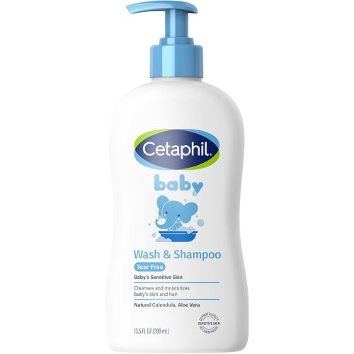 Baby Wash & Shampoo ,Tear Free, Paraben, Colorant and Mineral Oil Free, 13.5 Fl. Oz (Packaging May Vary)