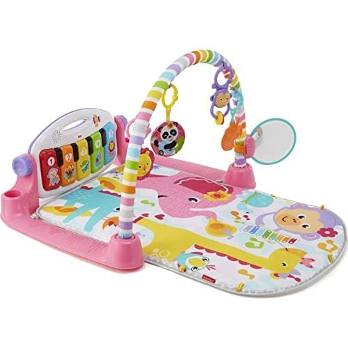 Fisher-Price Deluxe Kick & Play Piano Gym, Pink
