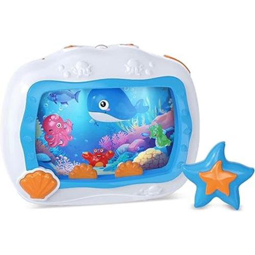 Baby Sleep Soother Musical Toy, Sound Machine with Light & Soothing Sounds, Infant Crib Mobile Hanging & Car Travel Toy, Sensory Dream Soother for Newborns 0-3 Years