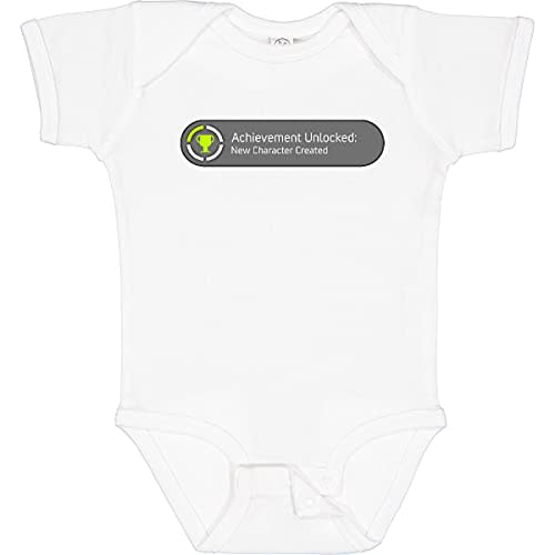 inktastic Achievement Unlocked: New Character Created Baby Bodysuit