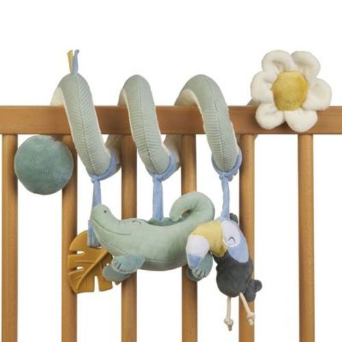 Saro Sensory Jungle Party Multi-activity Spiral - Green Crocodile: Sensory & Motor Skill Development Toy