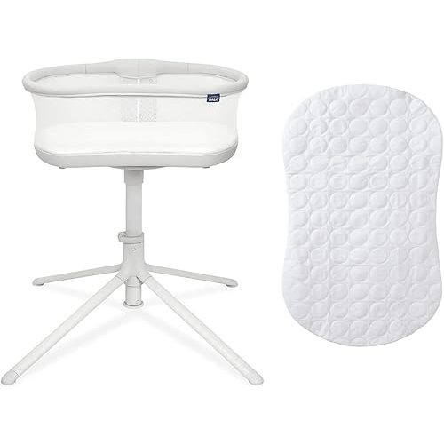HALO 3.0 BassiNest Swivel Sleeper and Waterproof Mattress Pad (Bundle)