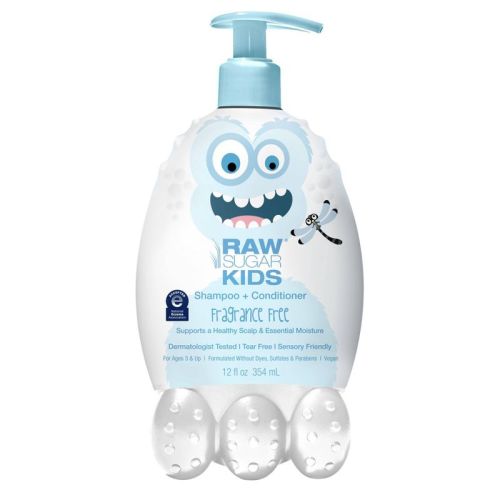Raw Sugar Kids' 2-in-1 Sensitive Shampoo + Conditioner - 12 fl oz