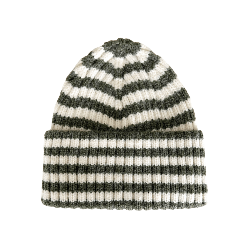 Rib Knit Hat, Wilderness Stripe
