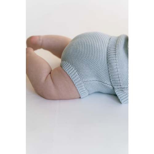 Purl Knit Bloomer Shorts ‘Sky Blue’