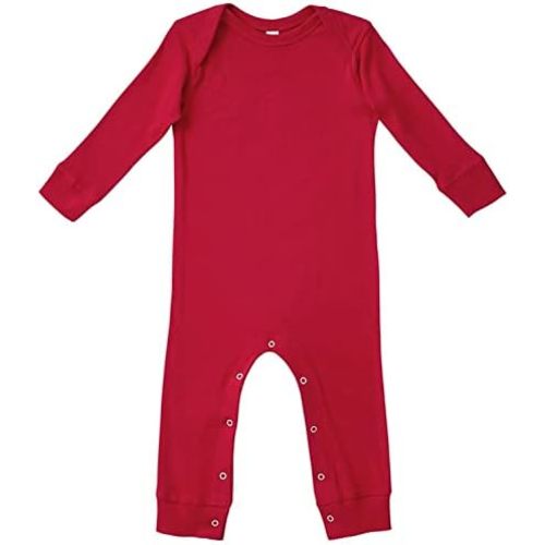 RABBIT SKINS Baby Long Sleeve Long Leg Bodysuit Boy & Girl | Newborn 0-3 to 24 Months