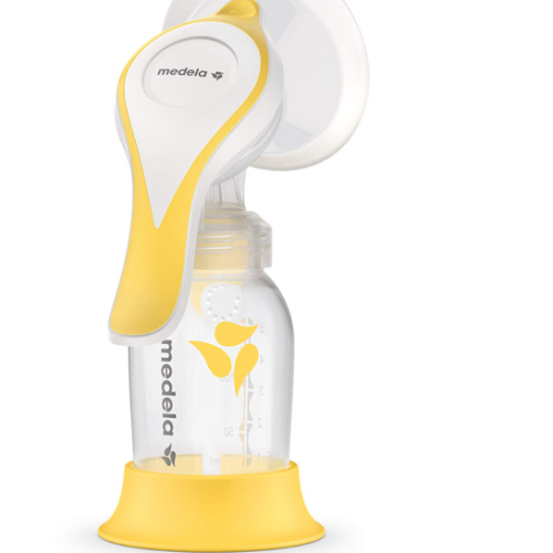 Medela Manual Breast Pump Set - Perfect Pair Bundle, Includes Harmony Manual Breast Pump & Silicone Breastmilk Collector