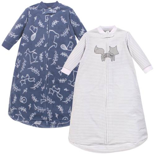 Yoga Sprout Baby Boy Long-Sleeve Fleece Sleeping Bag, Sack, Blanket, Forest, 0-9 Months - Forest - 0-9 Months